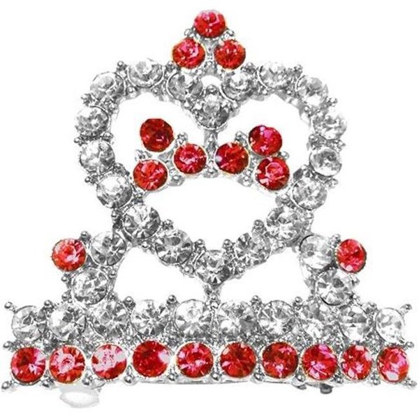 Unconditional Love Tiara Hair Barrette Red UN846647